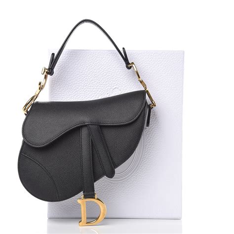 dior mini saddle bag matte black|christian Dior matte black bag.